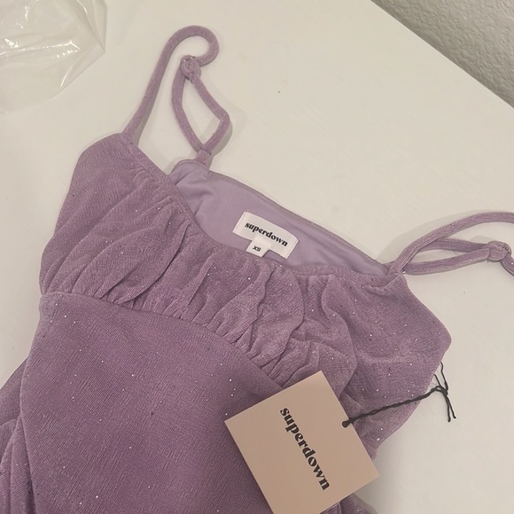 Superdown Alix Ruched Mini Dress- NWT XS - Picture 6 of 9